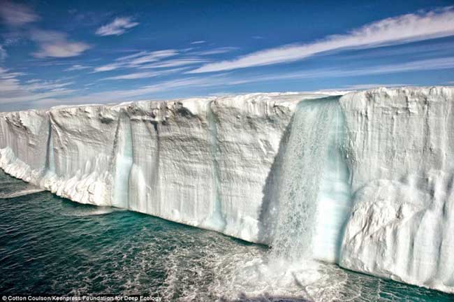 24 derretimento calota polar cachoeira