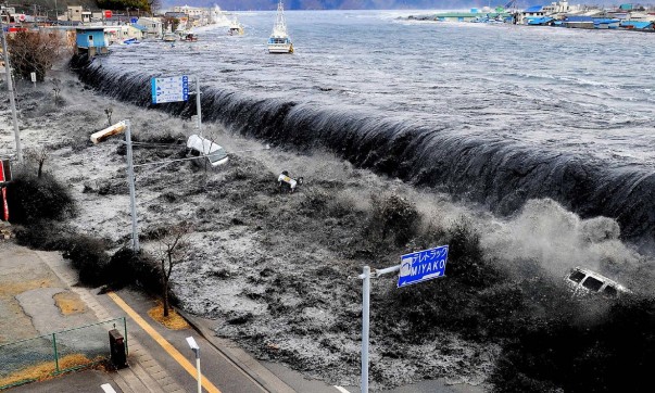 Tsunami no Japão em 2011.