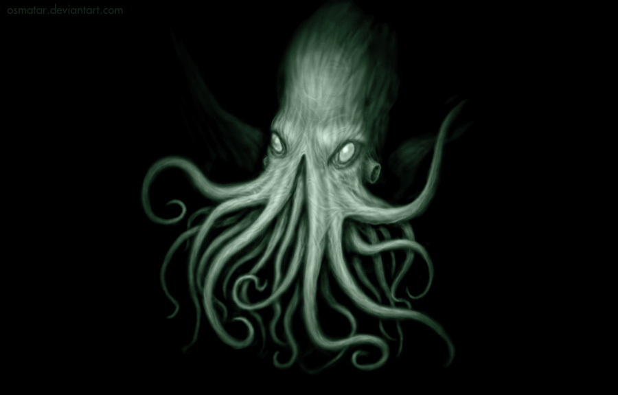 Cthulhu, monstro criado pelo escritor H. P. Lovecraft.
