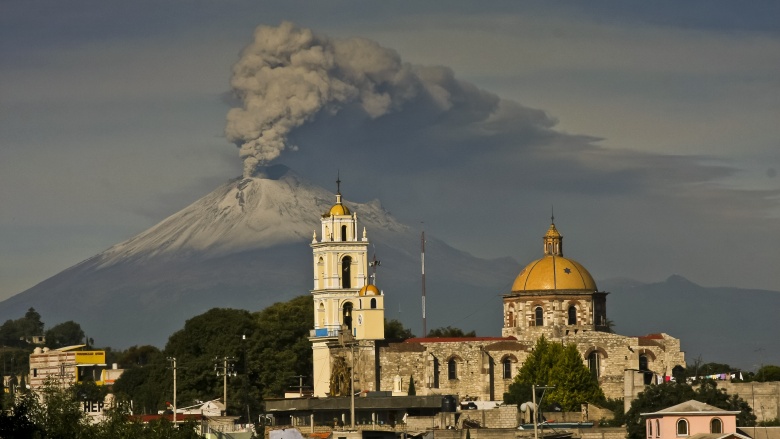 vulcão popocatepetl