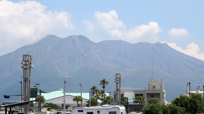 vulcão sakurajima