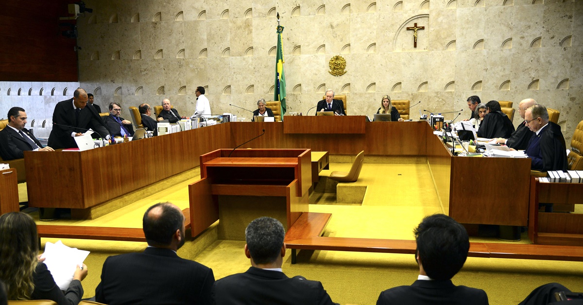 Área interna do Supremo Tribunal Federal (Foto: José Cruz / Agência Brasil)