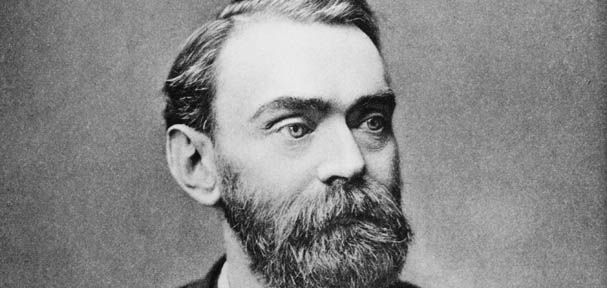 Retrato de Alfred Nobel