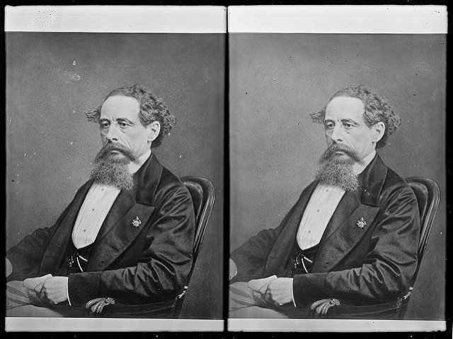 Retratos do autor Charles Dickens