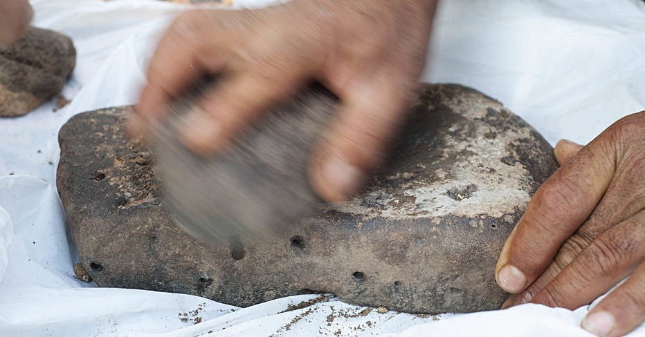 Pesquisadores encontraram, na Jordânia, vestígios de pão com 14,5 mil anos, cerca de 4 mil anos antes do surgimento da agricultura (Foto: Alexis Pantos)