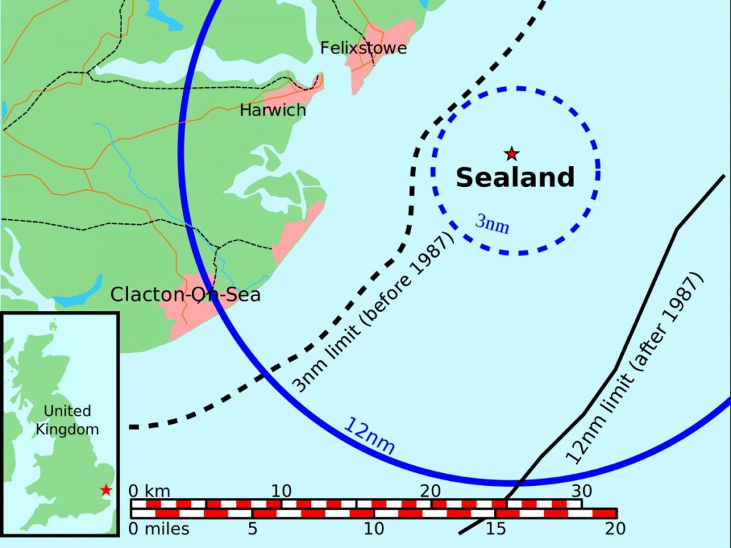 sealand-localização