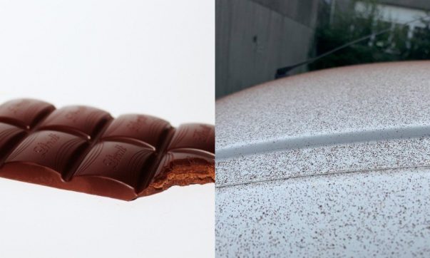 neve de chocolate