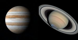 Conjunção de Júpiter e Saturno