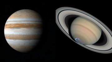 Conjunção de Júpiter e Saturno