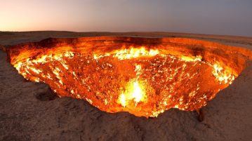 Portão do Inferno cratera de darvaz